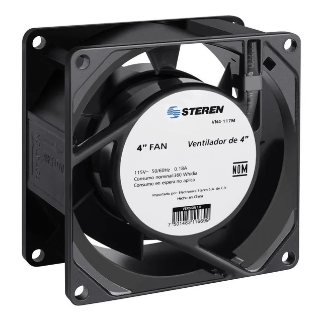Ventilador Metálico De 4, 117 Vca | Vn4-117m