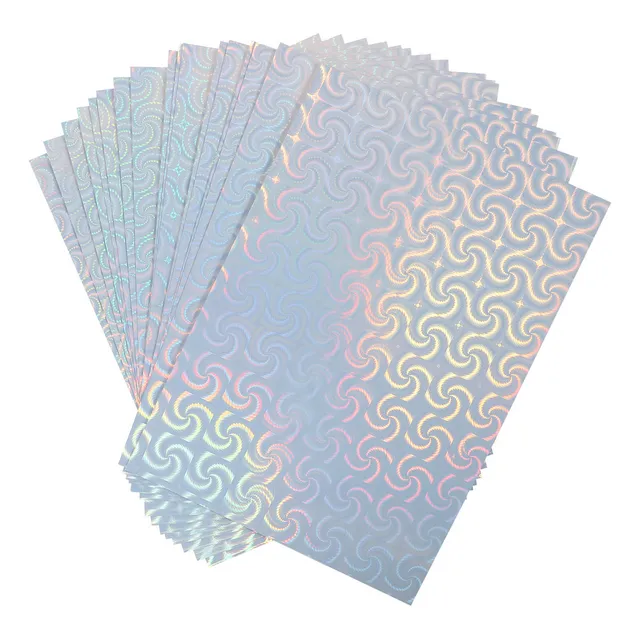 Xc 20pcs Adhesivos Holográficos De Vinilo Para Vasos Para