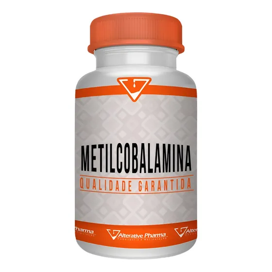 Metilcobalamina - Vitamina B12 - 1.000mcg 120 Cápsulas Sabor Sem sabor