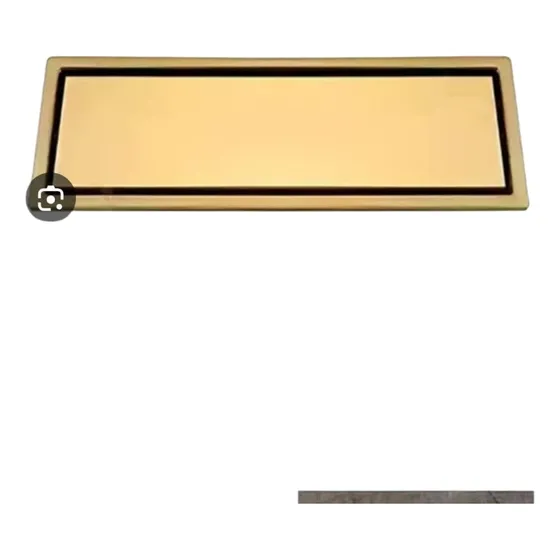 Eut Rejilla Centro Piso Revestimiento 30cm Dorado Satin Duch