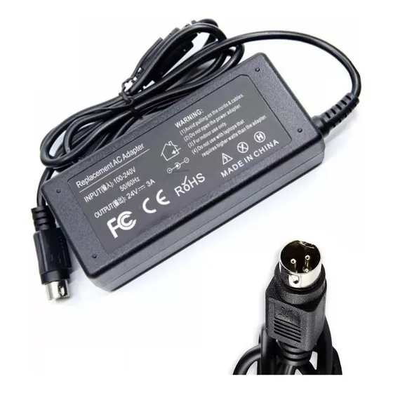 Fonte Para Impressora Térmica Epson Tm-t81 24v Bivolt.nova