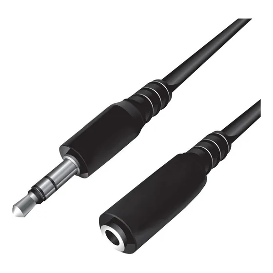 Cable Extensión De Audio 3.5mm Macho A 3.5mm Hembra De 1.5mt