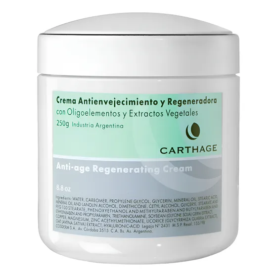 Crema  Antienvejecimiento Y Regenadora Carthage X250
