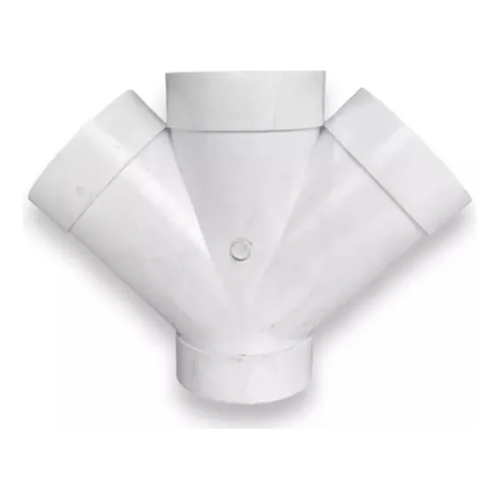 Doble Yee Sanitaria Pvc 110mm (4'') Calidad Drenaje Pluvial