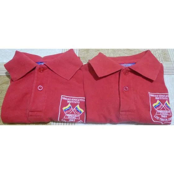 Chemise Franela Escolar Colegio Los Tricolores Usada