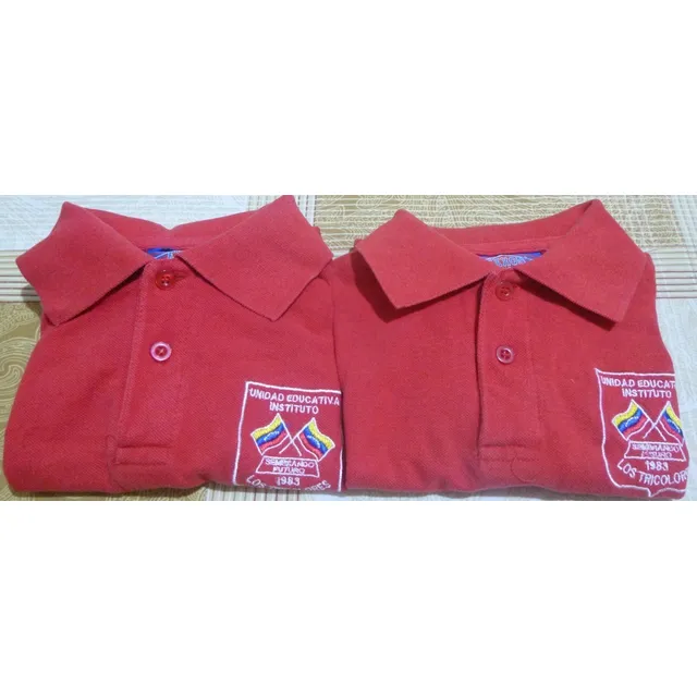 Chemise Franela Escolar Colegio Los Tricolores Usada