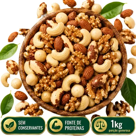 Mix De Castanhas E Frutas Secas Seleta Snacks 1kg