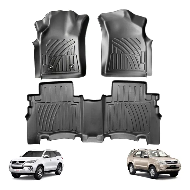 Tapetes Termoformados 3d 3 Piezas Fortuner 2006-2015