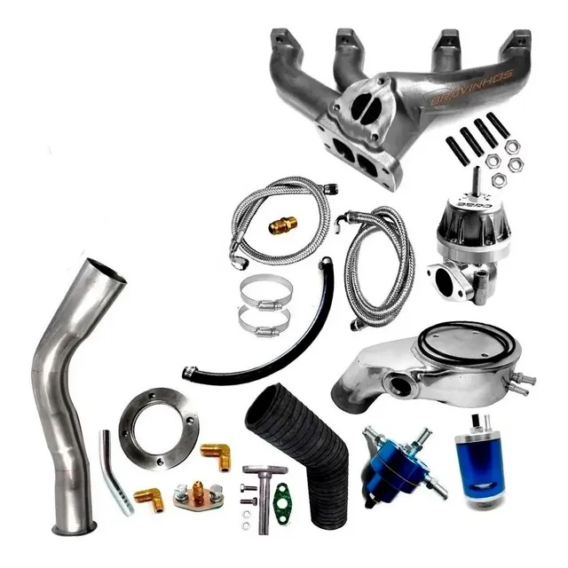 Kit Turbo Vw Ap 1.8 2.0 Pulsativo Carburado Sem Turbina