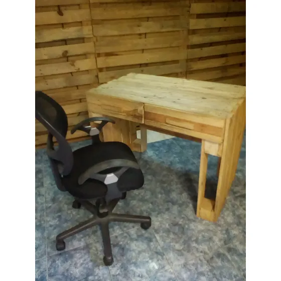 Escritorio Madera Tipo Secretarial Artesanal Casa U Oficina