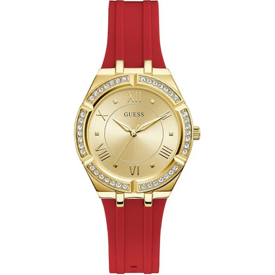 Reloj Pulsera De Silicona Cristalino Azul Y Rosa Con Tono Do