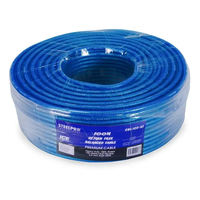 Cable Xlr 100m Balanceado Profesional Macho-hembra Steelpro
