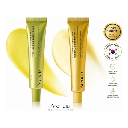 Arencia Duo Anti-idade Booster Shot Vitamin C + Retinal 30ml Todo Tipo De Pele Dia/noite