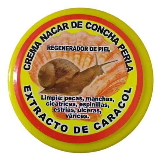 Crema Nacar De Concha Perla Extracto De Caracol 40 Gr