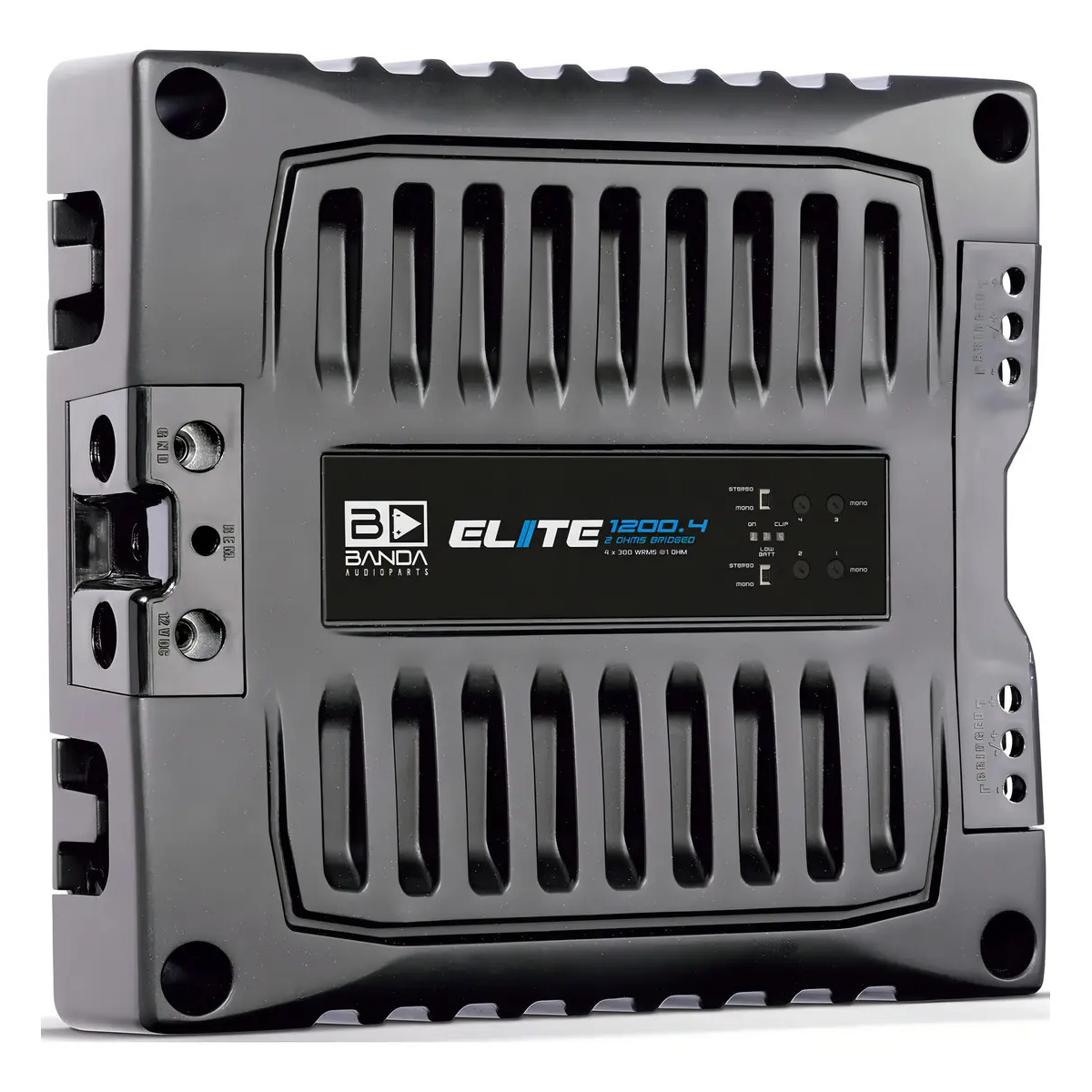 Módulo Amplificador Banda Elite 1200.4 1200W RMS 4 Canais 1 Ohm