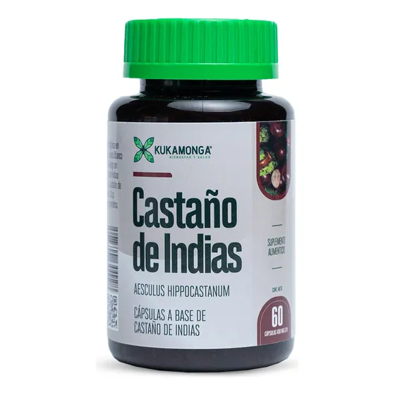 Kukamonga  Suplemento Para Várices Y Circulación | Mejora El Flujo Sanguíneo, Alivia Pesadez En Las Piernas Y Apoya La Desintoxicación Natural | 60 Cápsulas | Sabor Neutro | Dura 30 Días