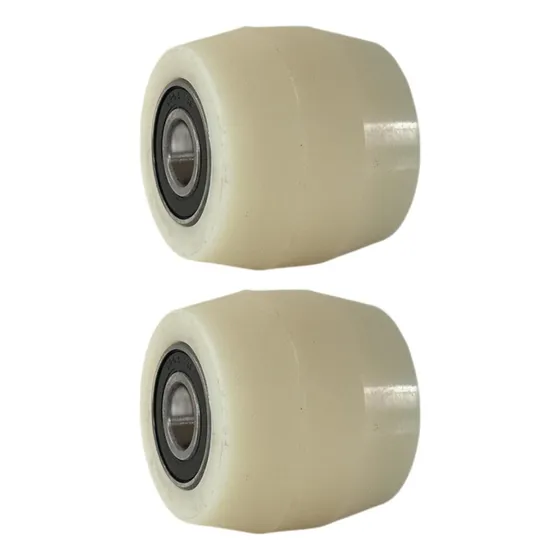 2 Ruedas Con Rodamientos Para Transpaletas, Rueda De Nailon