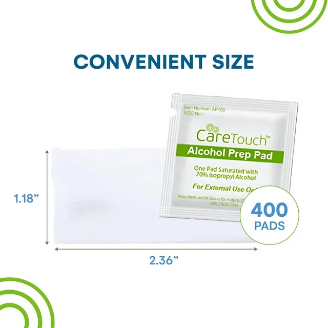 Caretouch Alcohol Prep Pads