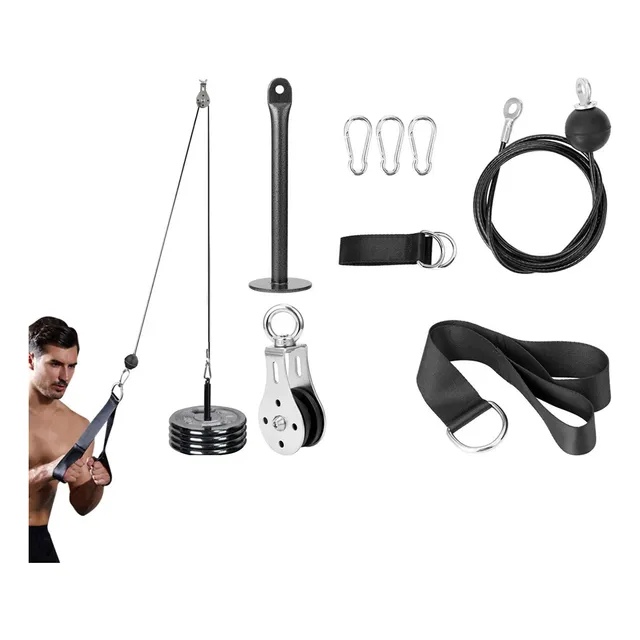 Kit 8 Sistema De Cable Con Polea Para Máquina De Ejercicios