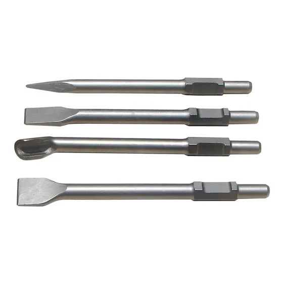 Kit De Puntas Hex Para Demoledor 4 Pcs En Maletin
