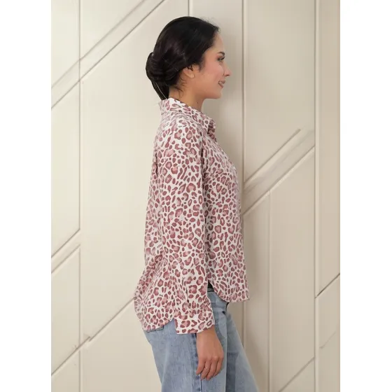 Blusa Manga Larga Color Ros/bla N/blan Bei/blan  Dulce Maky