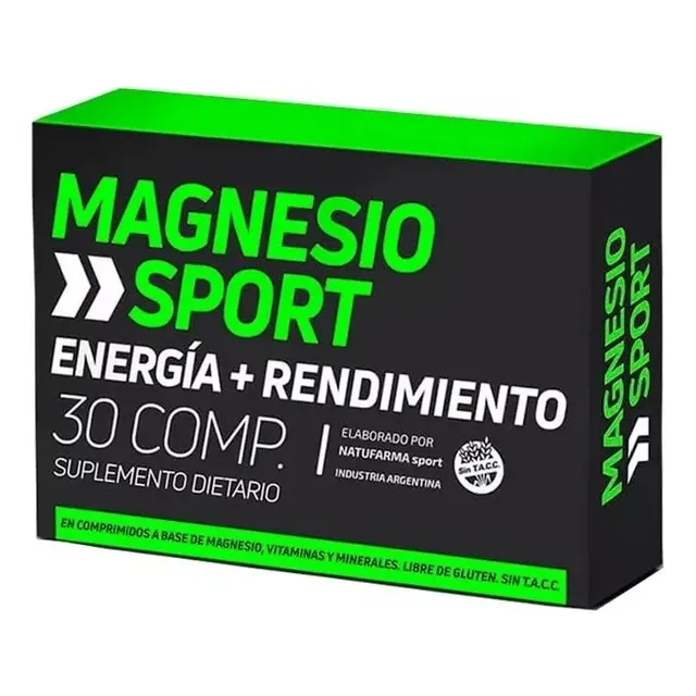 Magnesio Sport X 30 Comprimidos Natufarma Sabor Sin sabor