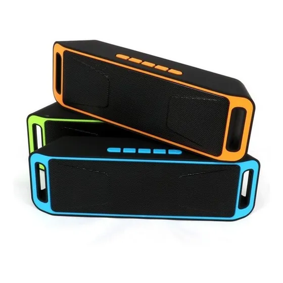 Corneta Portatil Bluetooth Bateria Recargable Memoria Aux