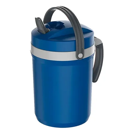 Termolar Flip Top Garrafa Botijão Térmico Garrafão Jarra Grande 2,5 Litros Azul