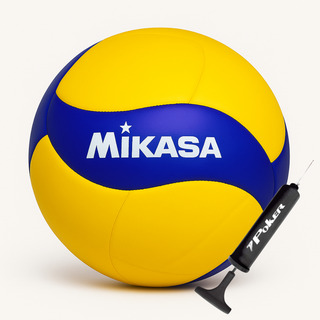 Bola De Vôlei De Quadra Mikasa V360w Fivb + Bomba De Ar Bola De Vôlei De Quadra Mikasa V360w Fivb + Bomba De Ar