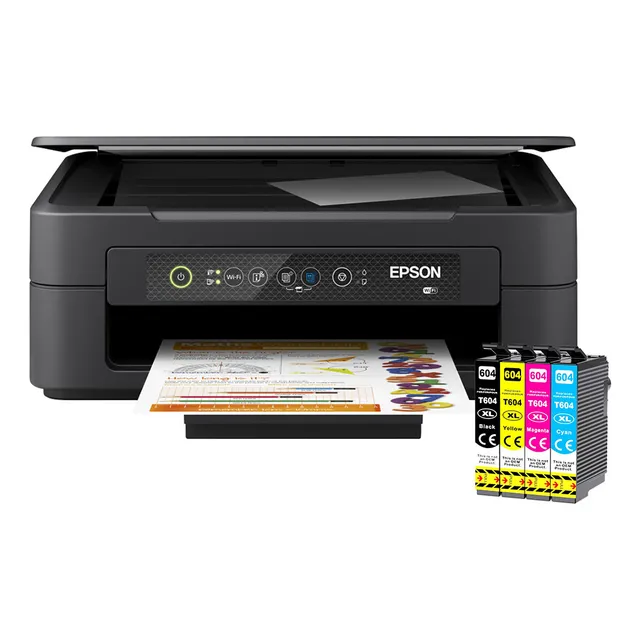 Impresora Multifuncion Epson Xp2200 Wifi + Pack Cartucho Xl Color Negro