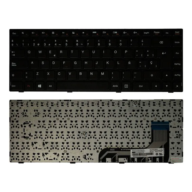 Teclado Lenovo 100-14iby Negro Con Marco Lenovo 100-14