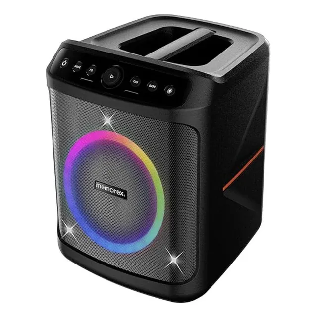 Parlante Memorex Mx-ps802 800w Bluetooth Led Karaoke Portabl