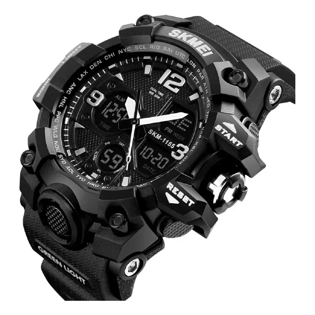 Reloj Digital Táctico Militar Contra Agua Dial Grande Hombre