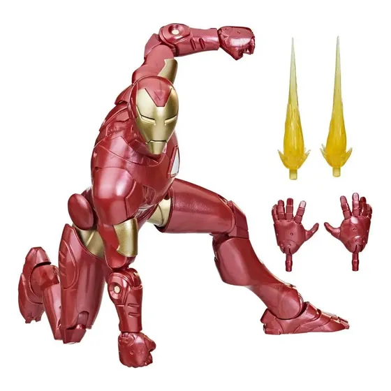 Muñeco Iron Man Extremis Marvel Avengers Legends Hasbro M4e