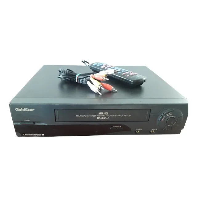 Reproductor Vhs Goldstar + Control Universal Ver Descripcion