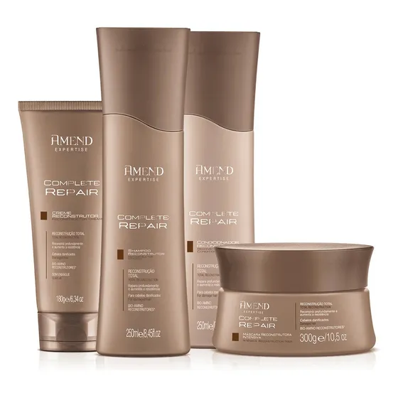 Kit Amend Reconstrutor Complete Repair Com 4 Produtos