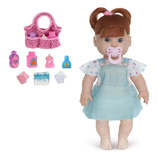 Boneca Danadinha Coleção Ruiva Com Chupeta +bolsinha Passeio Boneca Danadinha Coleção Ruiva Com Chupeta +bolsinha Passeio