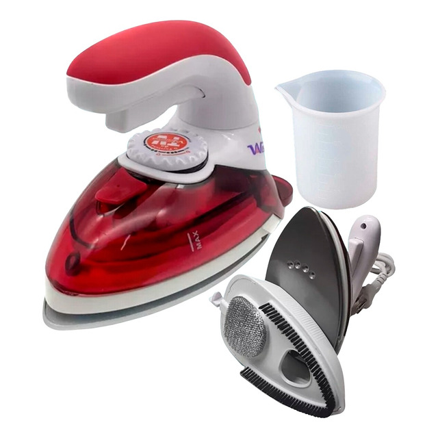 Mini Ferro De Viagem Steamer Vertical Vapor Patchwork Bivolt Mini Ferro De Viagem Steamer Vertical Vapor Patchwork Bivolt