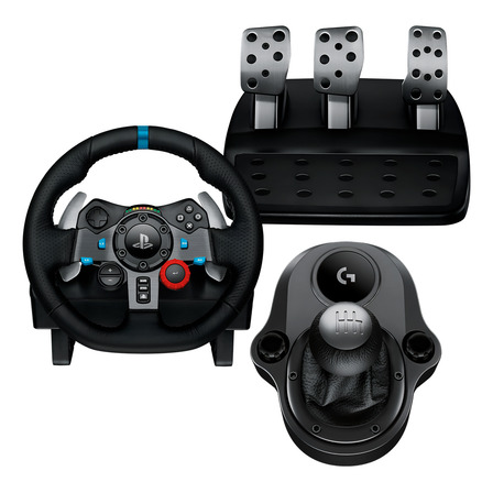 Pack Volante + Palanca Logitech G29 Playstation 4 / Ps5 / Pc Negro Pack Volante + Palanca Logitech G29 Playstation 4 / Ps5 / Pc Negro