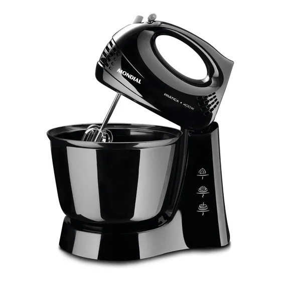 Batedeira Prática 400w 3,6 Litros B-44-b Preto Mondial