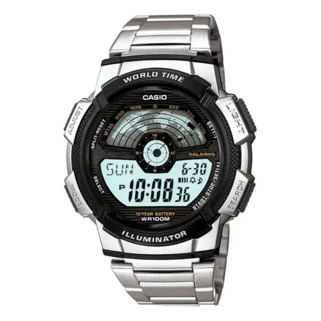 Reloj Casio Digital Para Caballero / Acero / Ae-1100wd