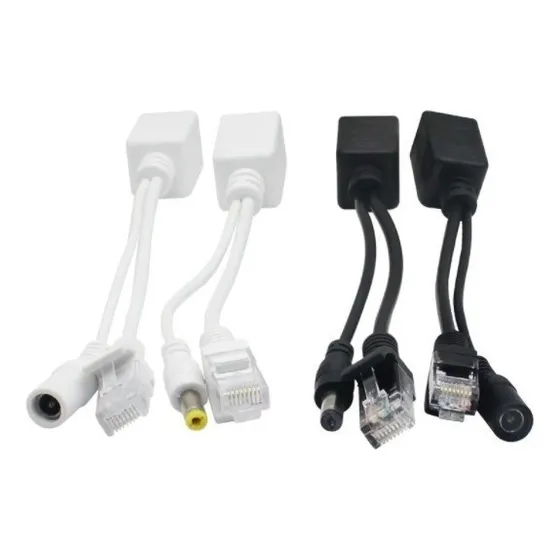 2 Pares Poe Pasivo Rj-45 Para Alimentar Dispositivos Camaras