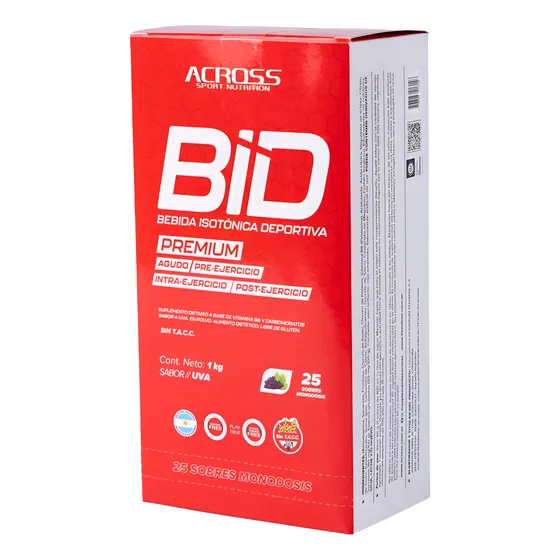 Suplemento Bebida Isotónica Bid Monodosis Across 1kg
