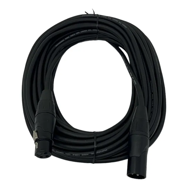 Cable Xlr 15mts Balanceado Profesional Cannon Microfono 
