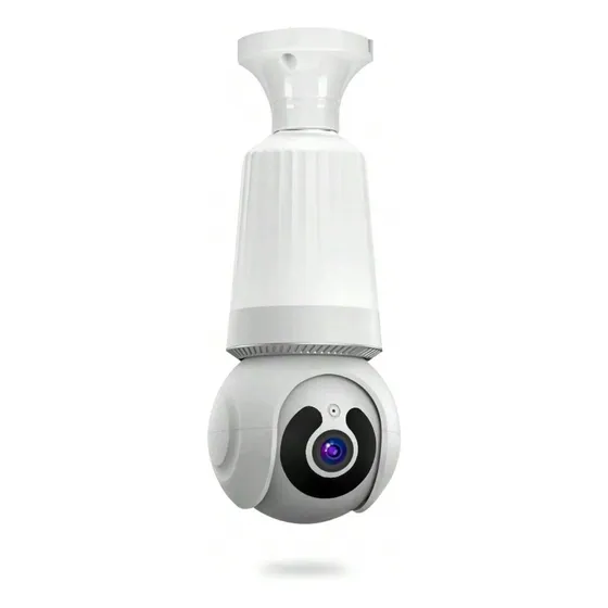 Camara Bombita Luz Lapmarita Lampara Robotica Wifi Celular Color Blanco