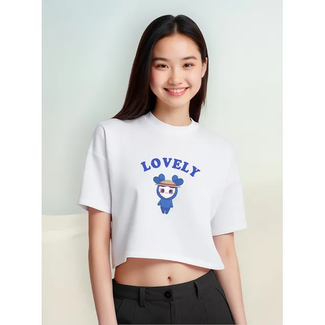 Crop Top Blanco - Twice  Lovelyz - Kpop