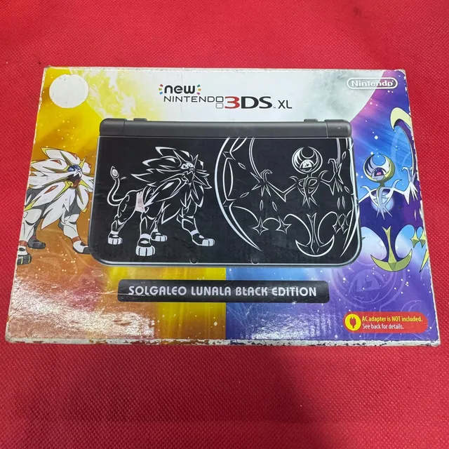 Consola New Nintendo 3ds Xl Solgaleo Lunala Black Edition