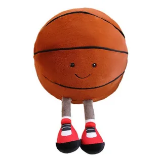 A Para Muñeco Peluche Con Pelota De Almohada Baloncesto A Para Muñeco Peluche Con Pelota De Almohada Baloncesto