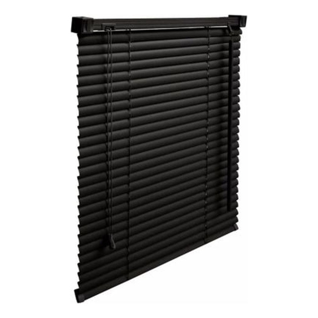 Persiana Cortina Horizontal Preta Sala Cozinha Atlas 160x130 Cor Preto Persiana Cortina Horizontal Preta Sala Cozinha Atlas 160x130 Cor Preto