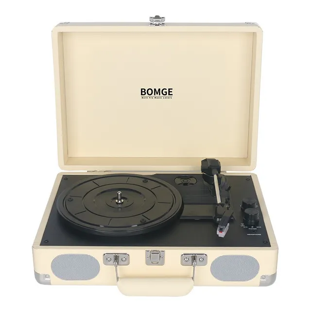 Tocadiscos Vintage Portatil Bluetooth Bvsc-550bt Negro